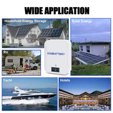 Kimbattery 48V 100Ah LiFePO4 Battery Pack 16S with BMS for Home Solar ESS and Off-Grid Power