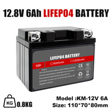 Kimbattery 12V 6Ah LiFePO4 Battery Pack for Solar Street Lights and Small Backup Power