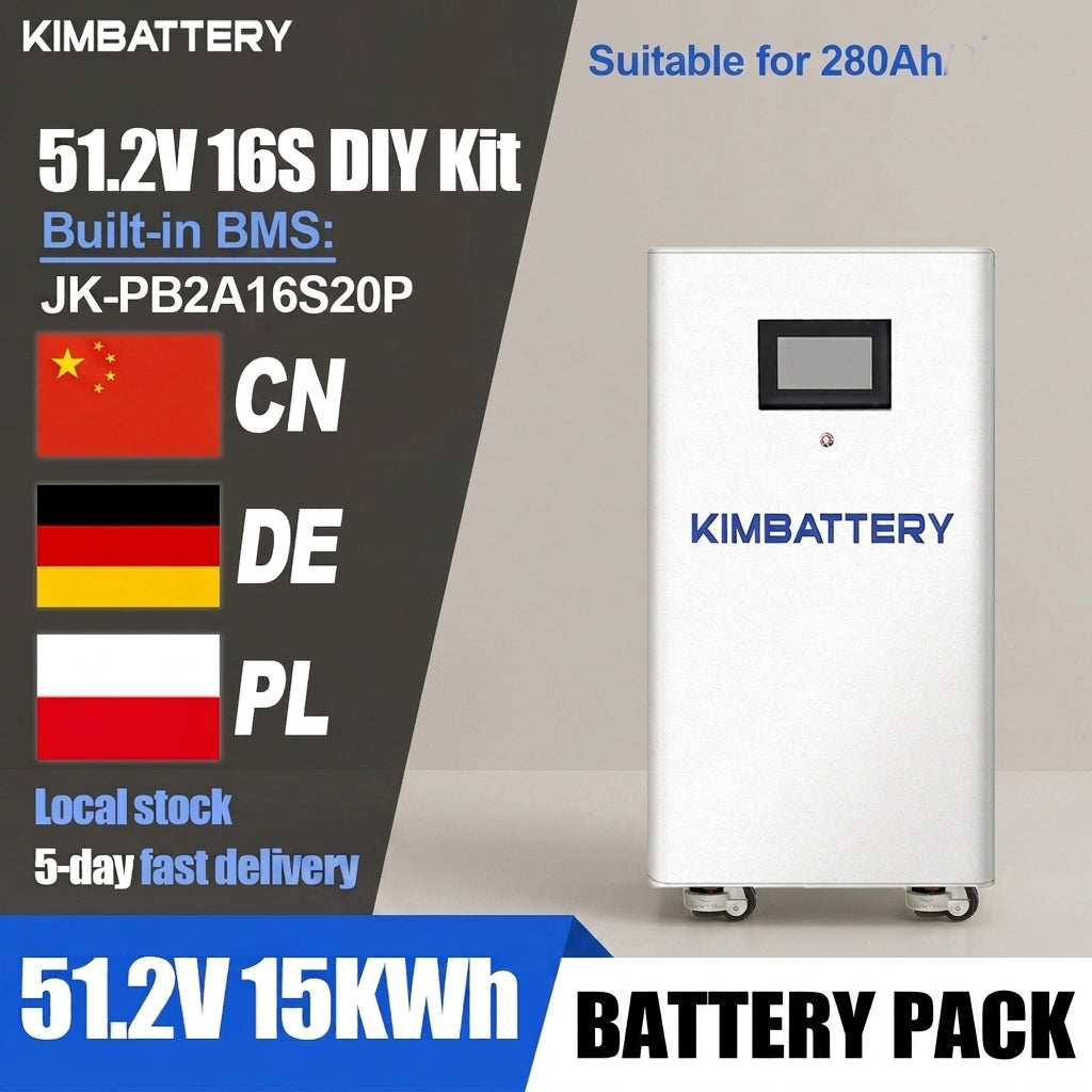 Kimbattery DIY 16S 48V 280Ah Battery Box Kit (VJ)
