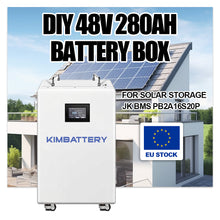 Kimbattery DIY 16S 48V 280Ah LiFePO4 Battery Kit with Grade A Cells and BMS for Home ESS