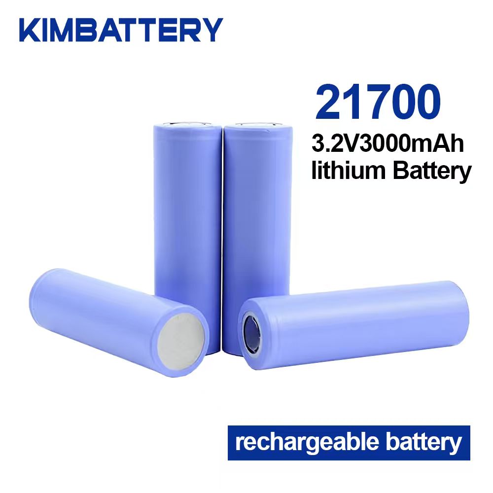 3.2V 3000mAh 21700 LiFePO4 Cylindrical Rechargeable Battery Long Cycle Life for Outdoor Electronic Products