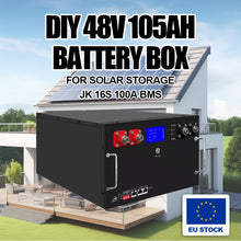 Kimbattery DIY 16S 48V 105Ah LiFePO4 Battery Kit with EVE Cells and BMS for Off-Grid Solar