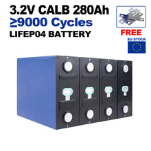 CALB 3.2V 280Ah LiFePO4 Prismatic Battery Cell Grade A for Home ESS & Off-Grid Solar