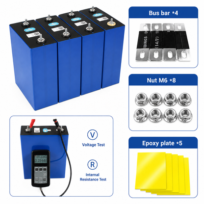 EU STOCK CATL 3.2V 280Ah Grade A LiFePO4 Battery Cell 896Wh for Solar Energy Storage & DIY Battery Packs