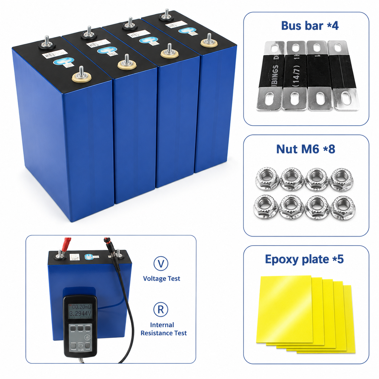EU-LAGER CATL 3.2V 314Ah Grade A LiFePO4 Batteriezelle für Solarenergiespeicherung & DIY Batteriepack