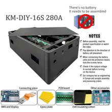 Kimbattery DIY 16S 48V 280-334Ah LiFePO4 Battery Box Kit