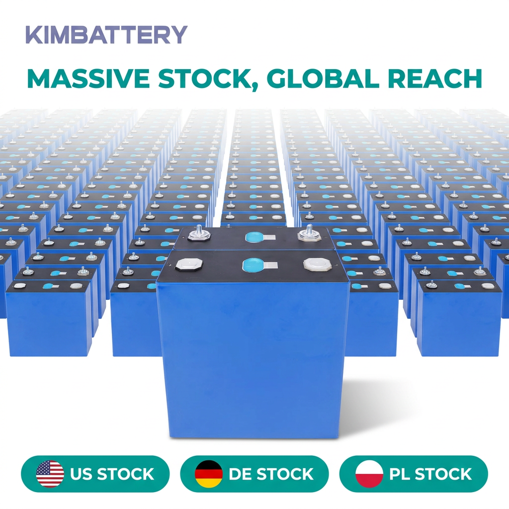 EU-LAGER EVE LF334 3.2V 334Ah LiFePO4 prismatische Batteriezelle M6 für Energiespeicherung & DIY-Packs