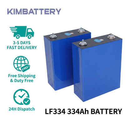 EU-LAGER EVE LF334 3.2V 334Ah LiFePO4 prismatische Batteriezelle M6 für Energiespeicherung & DIY-Packs