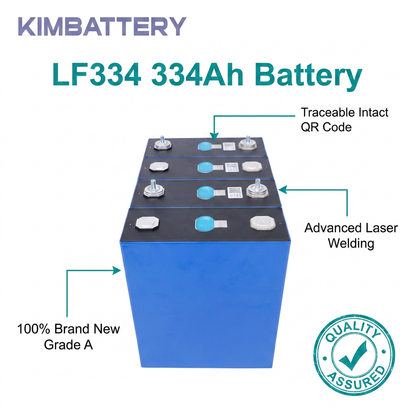 EU-LAGER EVE LF334 3.2V 334Ah LiFePO4 prismatische Batteriezelle M6 für Energiespeicherung & DIY-Packs