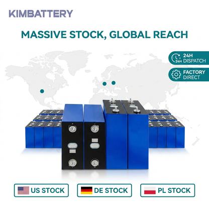 EU LAGER EVE MB31 3.2V 314Ah LiFePO4 Prismatische Batteriezelle 8000 Zyklen für Solar ESS RV EV