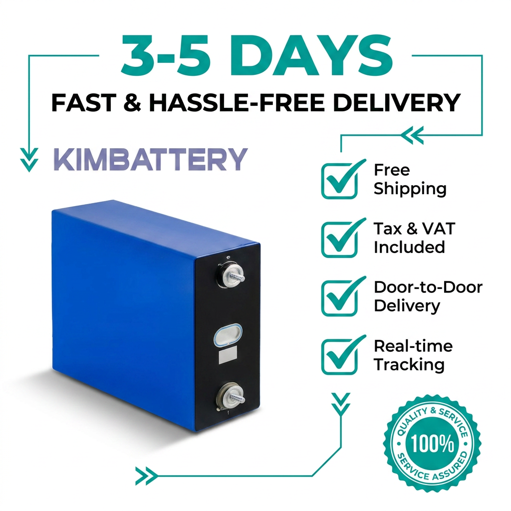 EU LAGER EVE MB31 3.2V 314Ah LiFePO4 Prismatische Batteriezelle 8000 Zyklen für Solar ESS RV EV