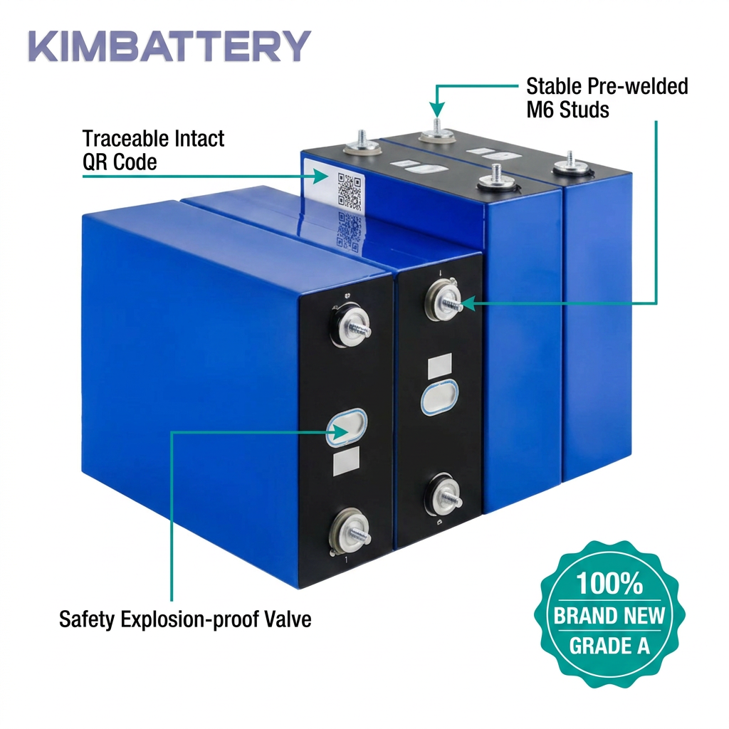 EU LAGER EVE MB31 3.2V 314Ah LiFePO4 Prismatische Batteriezelle 8000 Zyklen für Solar ESS RV EV