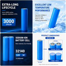 kimbattery 3V 10Ah Sodium Ion Battery Cell