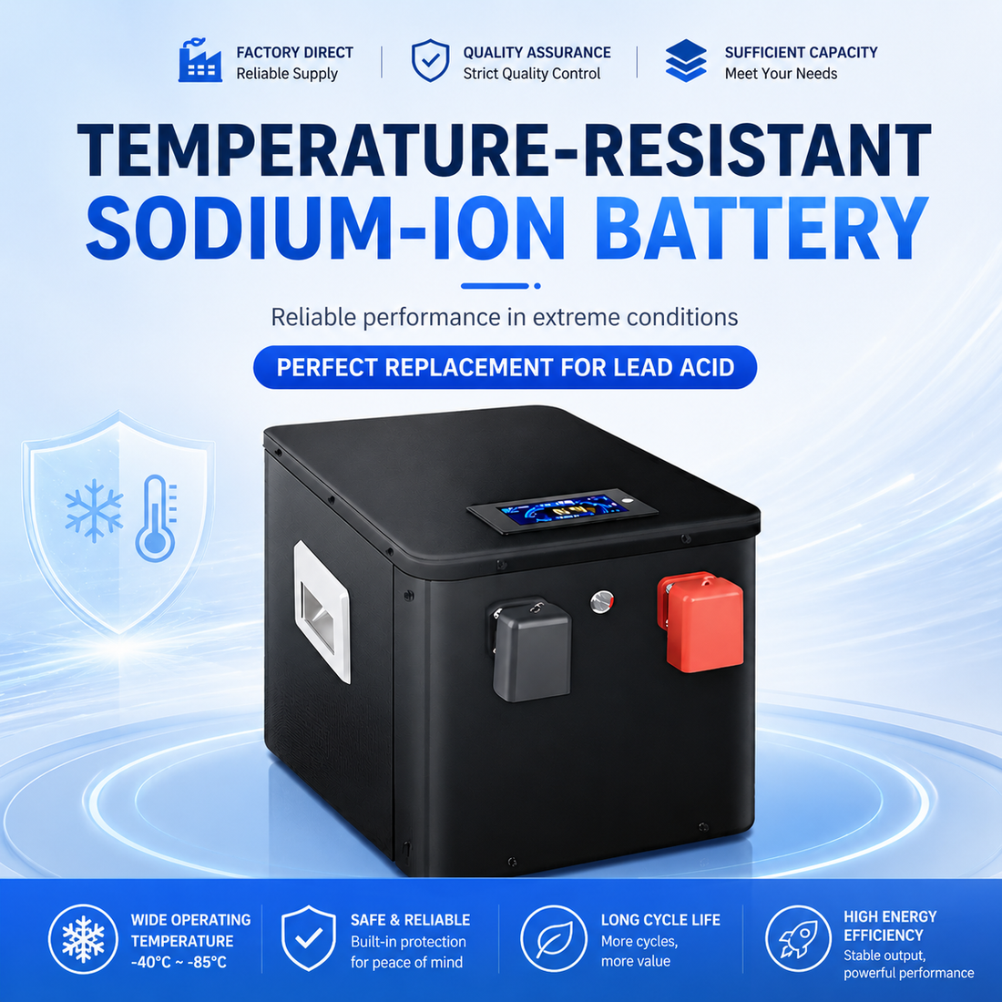 kimbattery 12V 210Ah Sodium Ion Battery Pack