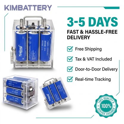 EU LAGER YL 12V 40Ah LTO Akku Pack 13.8V 552Wh 6C Schnellladung für Wohnmobil USV Marine Notstromversorgung