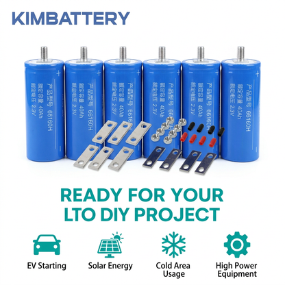EU-LAGER YL 2,3V 40Ah LTO Batteriezelle | 25000+ Zyklen Lithium-Titanat-Zelle für Wohnmobile, USV und Solarspeicher