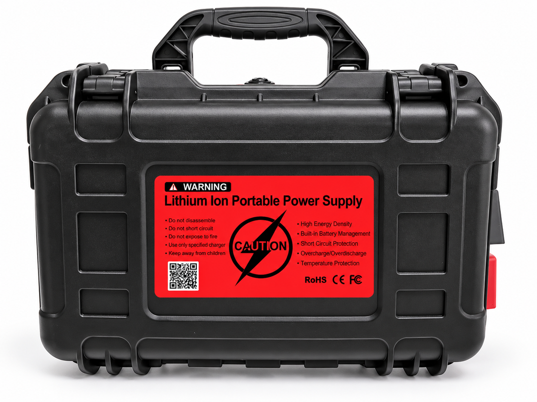 KIMBATTERY 12.8V 100Ah Portable LiFePO4 Battery
