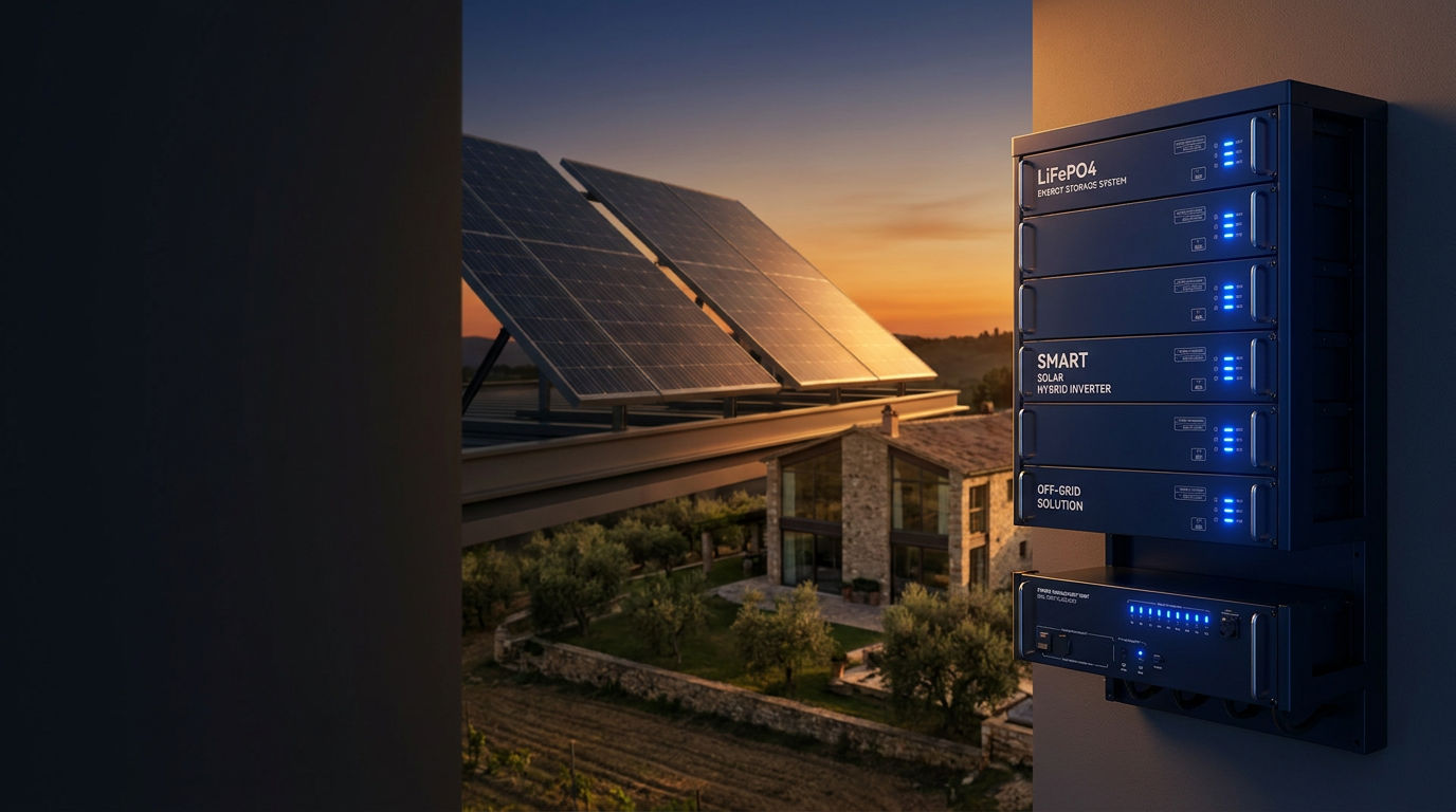 Kimbattery EU Stock LiFePO4 Solar Battery Hero Banner